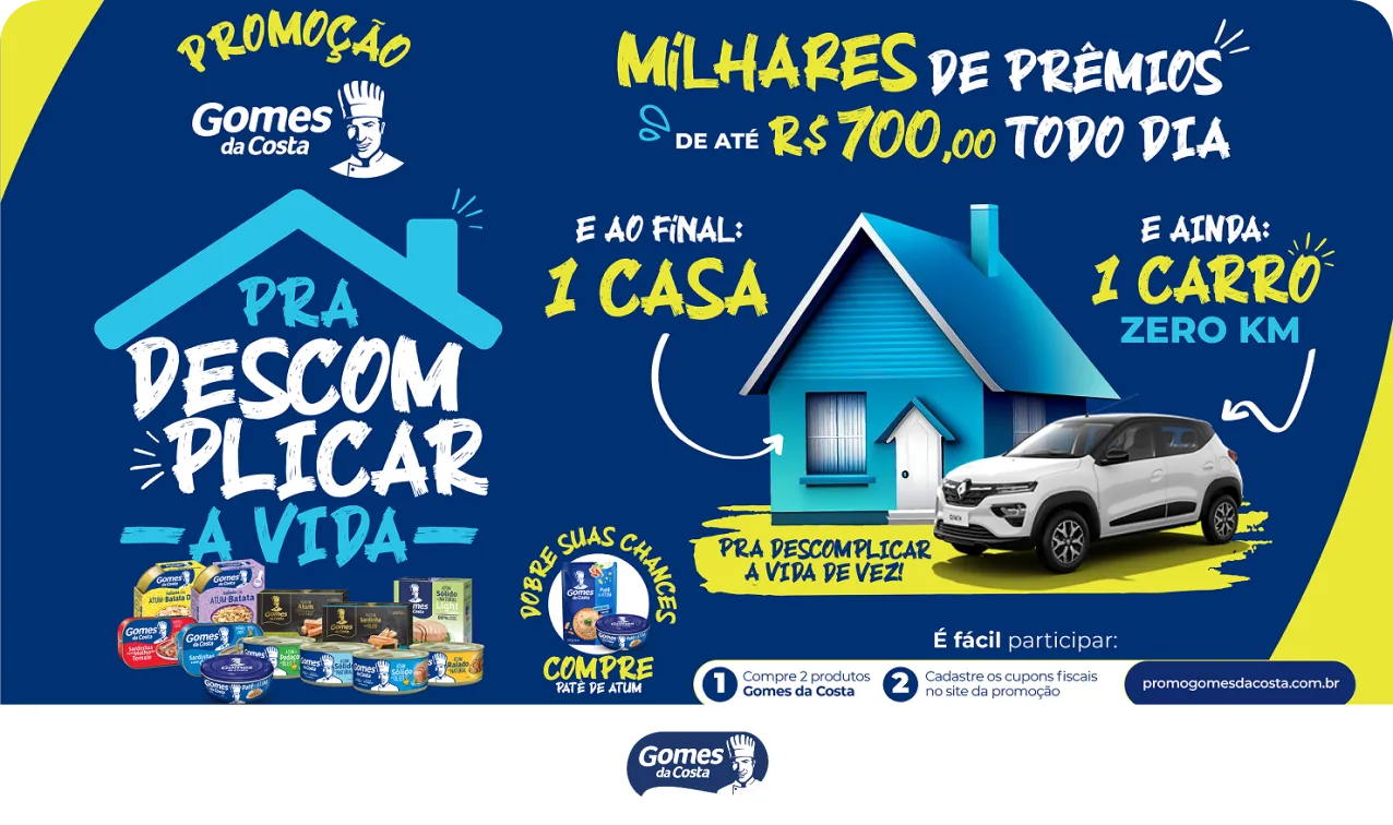 Gomes da Costa, pra descomplicar a vida