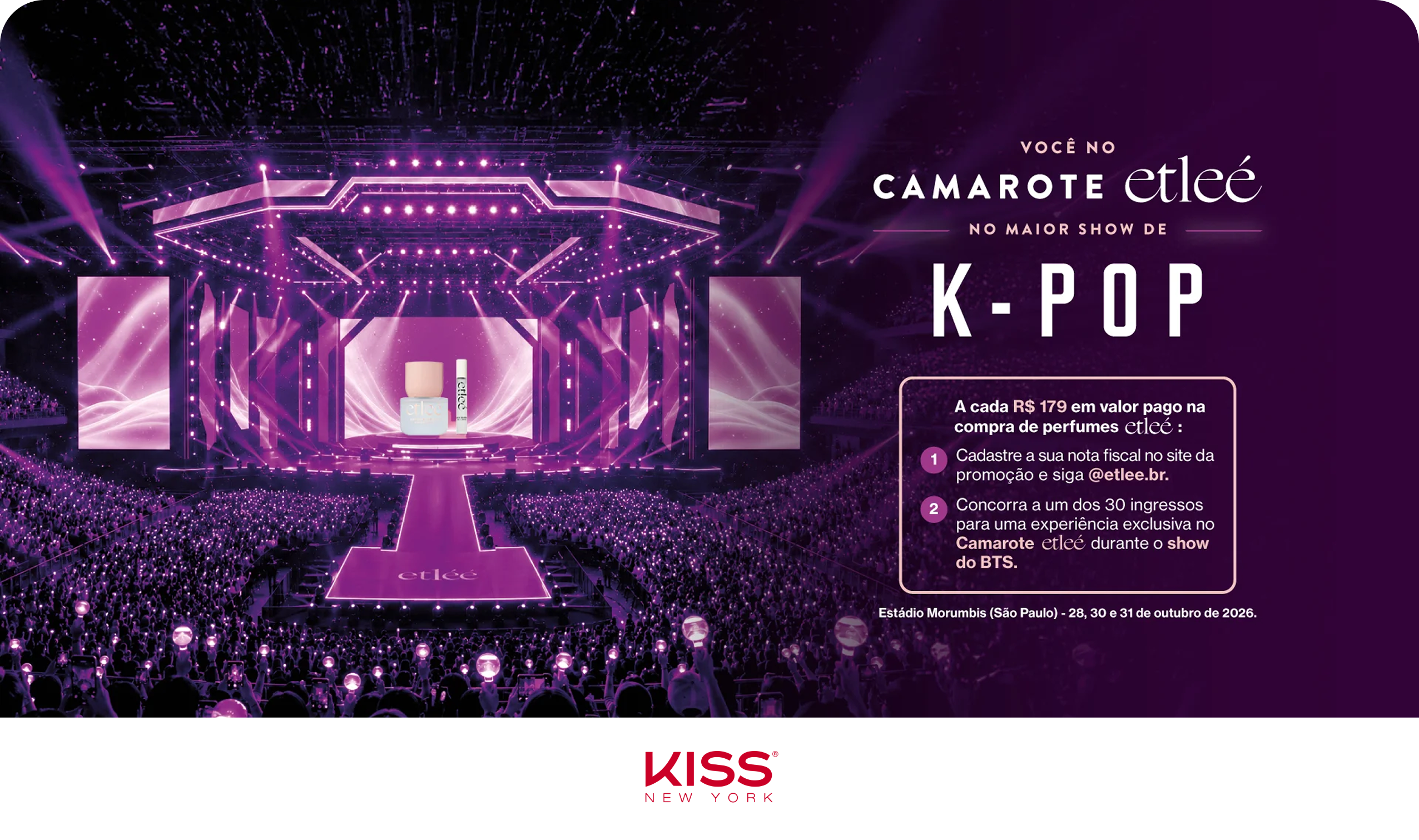Você no camarote Etleé - no maior show de K-POP